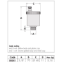 Purgador Automatico Caldera Vaillant VHWS242 3/8 061707