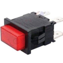 Interruptor Pulsador Caldera Fleck Rojo Dia20mmet 569424