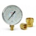 Manometro Baja Temperatura R22-R134A-R407C/b63mm Sin Puente