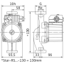 Bomba Circulacion Caldera Wilo RS25/6-3P 3 Velocidades Standard