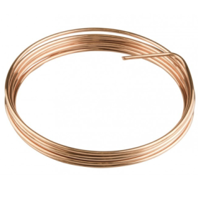 Tubo Cobre Capilar Rollo de 15mts 1,25 x 2,45mm