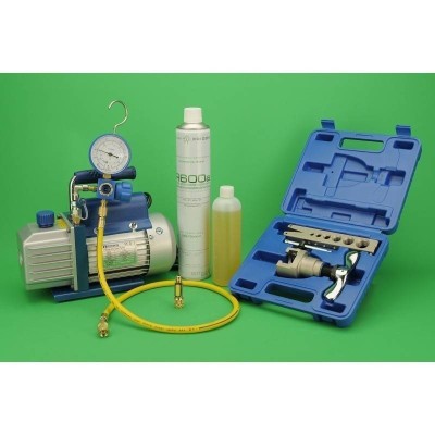 Kit Carga Profesional Abocardador Bomba Vacio Analizador 1 Via R600