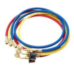 Juego 3 Mangueras 1/4 x 5/16 150Cm Carga Aire Acondicionado R410A