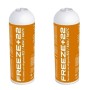 2 Botellas Gas Ecologico Refrigerante Freeze +22 400Gr Organico Sustituto R22, R404, R407C