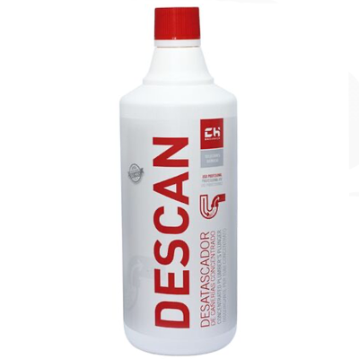 Descan 500Ml Desatascador Desagues Concentrado