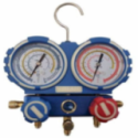 Manometro AluMinio 2 Vias Anticolision 68mm Con Visor R22/R404A/R407C/R134A