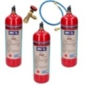 Pack 3 Botellas Gas Refrigerante R290 + Manguera + Valvula 370Gr Propano Envase Desechable