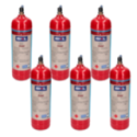 Pack 6 Botellas Refrigerante R290 370Gr Propano Envase Desechable