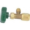 Llave Servicio Para Envases De Gas R600A 1/4 Sae X Hembra 1/4 Gas R600 Adaptador