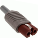 Clavija Silicona 220/380v 25 Enchufe Freidoras Standard