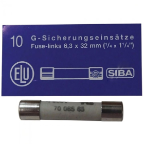 Fusible Microondas Standard 6,3x32mm 16A Caja 10Unidades Ceramico