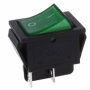 Interruptor Bipolar Luminoso Verde 16A 30x22mm Standard