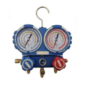 Maleta Manometro AluMinio 2 Vias 80mm Con Visor R410A/R407C/R134A/R404A