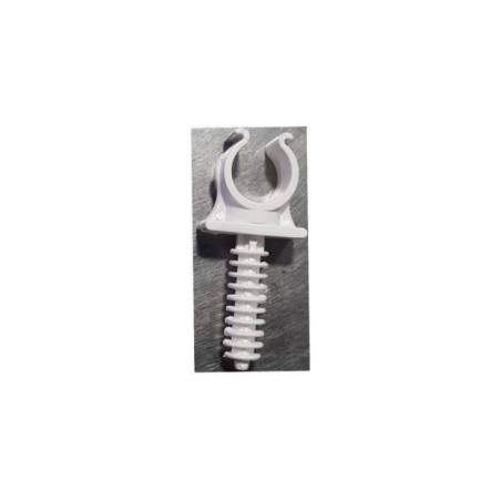 Brida Polyamida 20 mm Gris (Sujeccion Tubo)  50 Pcs