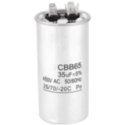 Condensador 35Âµf 450v De Trabajo Universal Aire Acondicionado Metalico