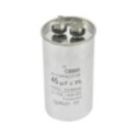 Condensador 45Âµf 450v De Trabajo Universal Aire Acondicionado Metalico