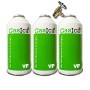 3 Botellas Gas Ecologico Gasica YF 170gr + Valvula Sustituto R1234YF