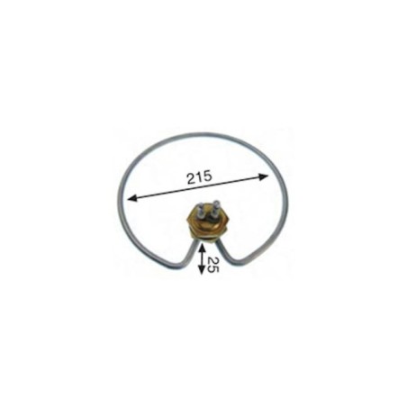 Resistencia Lavaplatos compatible con Sammic LV 1000w 230v