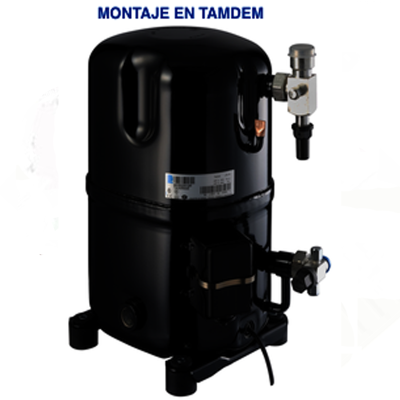 Compresor Tecumseh Tgp4573Z R404 Media Temperatura Motor 1348cc 400/440v