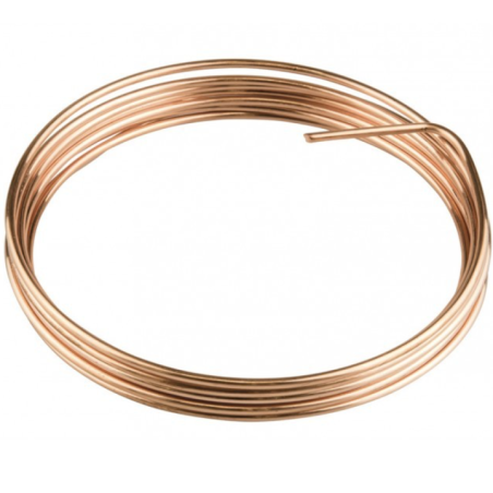 Tubo Cobre Capilar Frio 3 mm Exterior 2 mm Interior