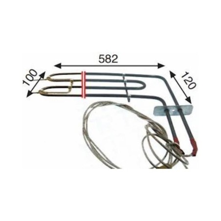 Resistencia Horno Industrial compatible con Fagor 2500w 220v