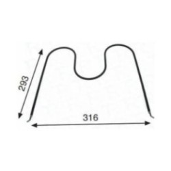 Resistencia Horno compatible con Teka 900w 230v