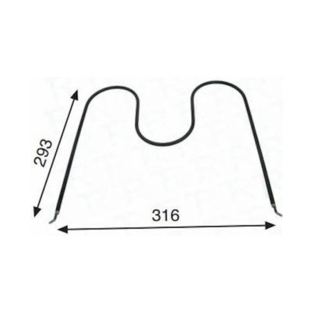 Resistencia Horno compatible con Teka 900w 230v