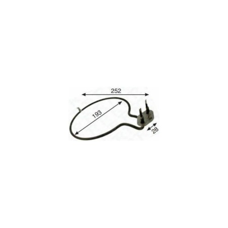 Resistencia Circular Horno compatible con Fagor 1000w 230v