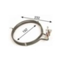 Resistencia Circular Horno Industrial compatible con Zanussi Ta-H6090 Eurofred