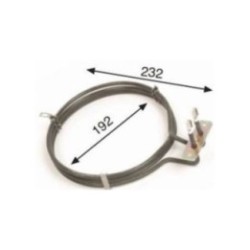 Resistencia Circular Horno Industrial compatible con Zanussi Ta-H6090 Eurofred