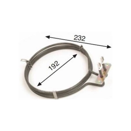 Resistencia Circular Horno Industrial compatible con Zanussi Ta-H6090 Eurofred