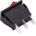 Interruptor Unipolar Rojo Standard 16A 250v