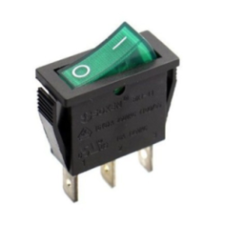 Interruptor Unipolar verde Standard 16A 250v
