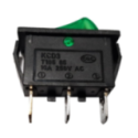 Interruptor Unipolar verde Standard 16A 250v