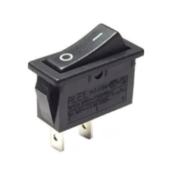 Interruptor Unipolar Negro Standard 16A 250v