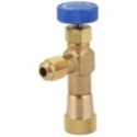 Valvula Carga Botella Gas Refrigerante 1/4 m 5/16 H Aire Acondicionado
