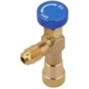 Valvula Carga Botella Gas Refrigerante 1/4 m 5/16 H Aire Acondicionado