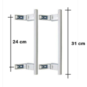 2 Tiradores Puerta Frigorifico compatible con Liebherr Pc 9086742