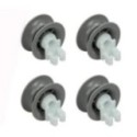 Kit 4 Ruedas Lavavajillas compatible con Bosch 611666