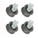 Kit 4 Ruedas Lavavajillas compatible con Bosch 611666