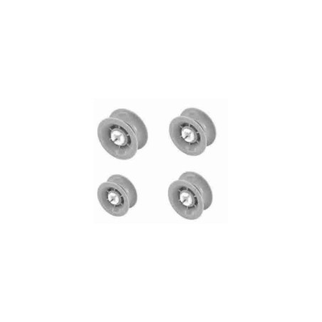 Kit4 Ruedas Lavavajillas compatible con Bosch 00165313