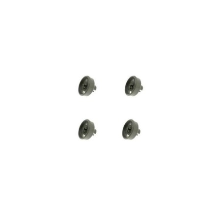 Kit 4 Ruedas Lavavajillas compatible con Fagor compatible con Candy compatible con Whirlpool C00311731,Vmi000161,4903740