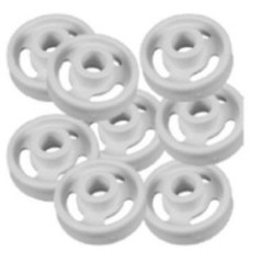 Kit Rueda Lavavajillas compatible con Indesit 8Pcs C00056347
