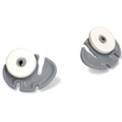 Kit Rueda Lavavajillas Inferior compatible con Zanussi 50269761008 + 50269770009