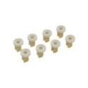 Kit Rueda Lavavajillas compatible con Zanussi Blanca Superior 8Pcs