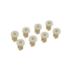 Kit Rueda Lavavajillas compatible con Zanussi Blanca Superior 8Pcs
