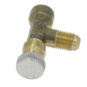 Valvula Servicio Grifo Macho 7/16 H x 1/4 m Sae R600 Adaptador