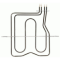 Resistencia Horno compatible con Ariston C00039574 325x286 Soporte 100mm 1000+1200w