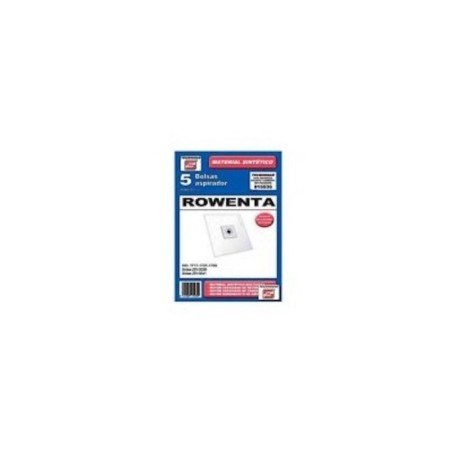 Kit 5 Bolsas Sinteticas Aspirador Carrefour, compatible con Moulinex, Orbegozo, Rowenta 91