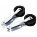 Kit Polea 2 Pcs Tensor Secadora compatible con Candy 40004610, 41010914, 90389779 Original